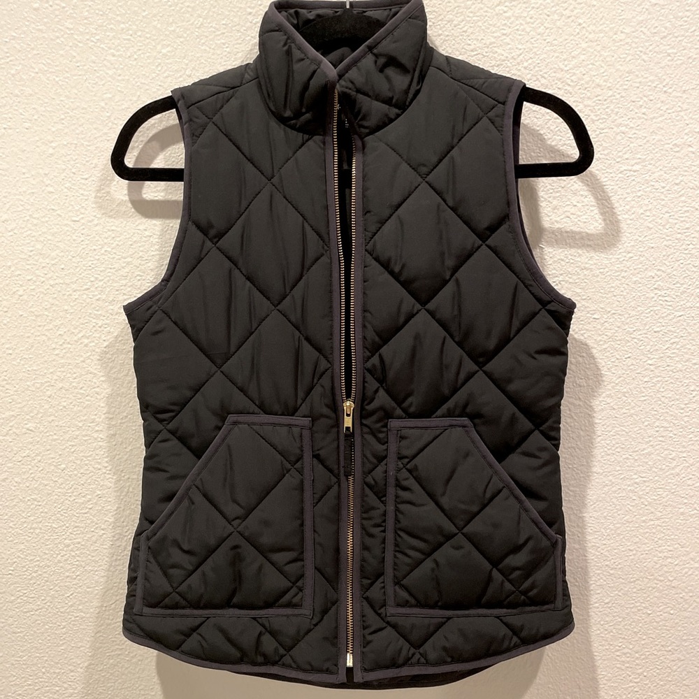 J CREW quilted vest